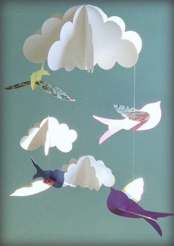 12 Incroyables mobiles en papier à faire soi-même 10