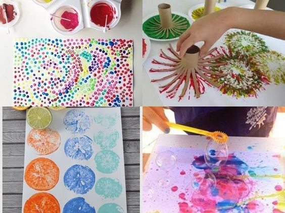 40 Idées de peintures faciles pour les enfants 36