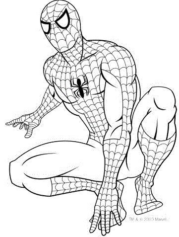 19 top idées de Coloriage Spiderman Gratuit à imprimer 17