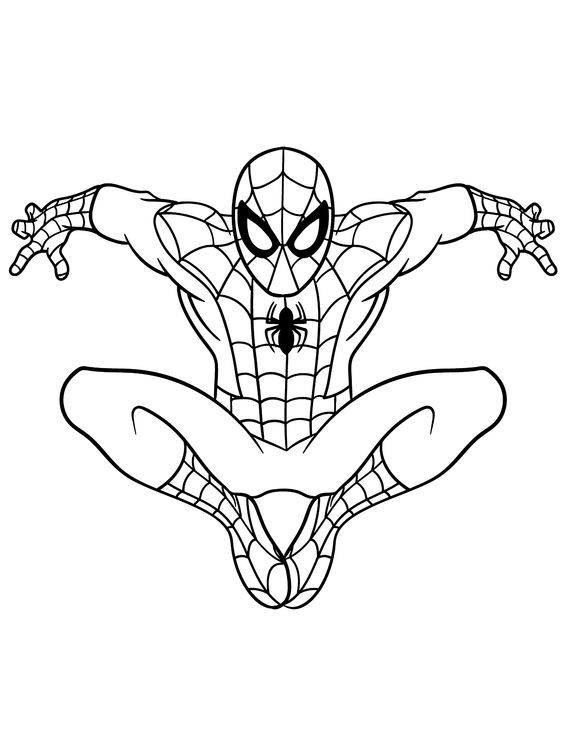 19 top idées de Coloriage Spiderman Gratuit à imprimer 3