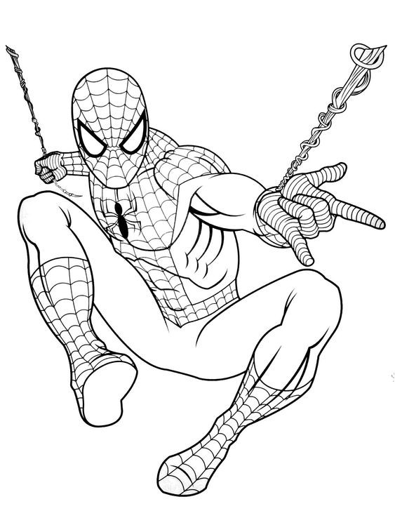 19 top idées de Coloriage Spiderman Gratuit à imprimer 8