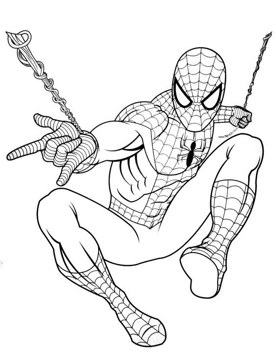 19 top idées de Coloriage Spiderman Gratuit à imprimer 9