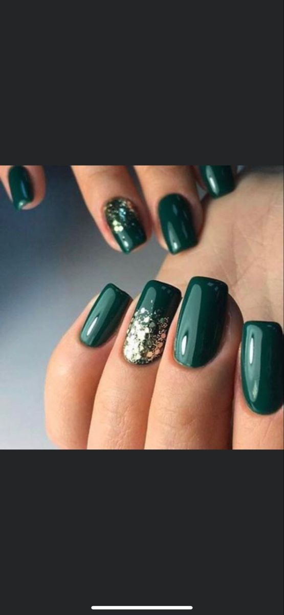 19 top idées vernis à ongles vert sapin 12