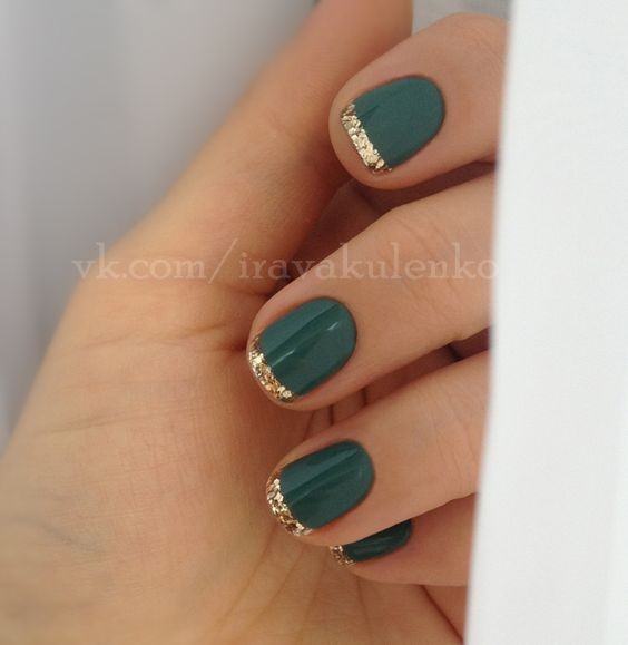 19 top idées vernis à ongles vert sapin 6