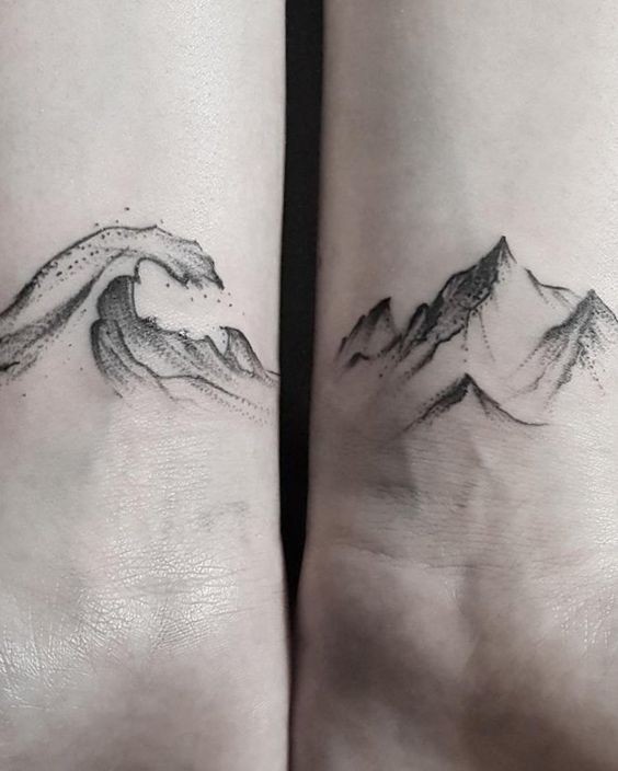 20 Superbes idées de tatouages montagne 5