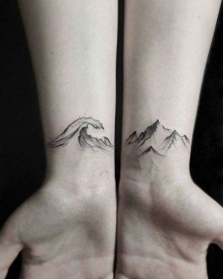 20 Superbes idées de tatouages montagne 1