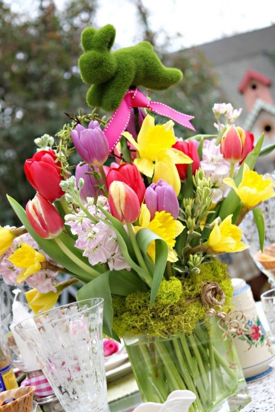 21 top idées de composition florale de Pâques 7