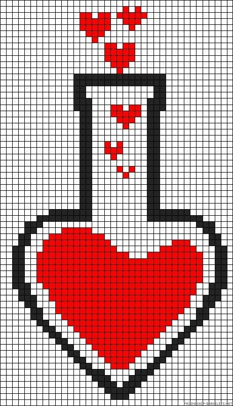 29 top idées de pixel art amour 26