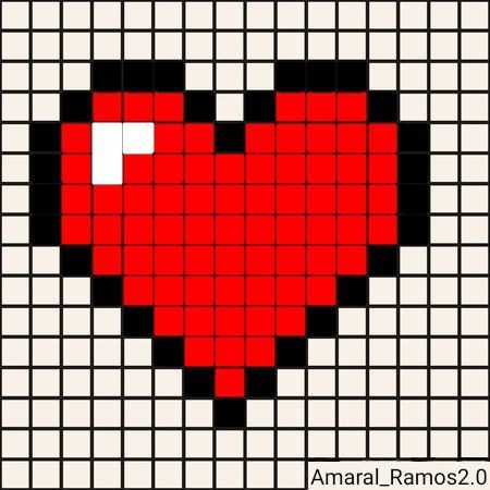 29 top idées de pixel art amour 14