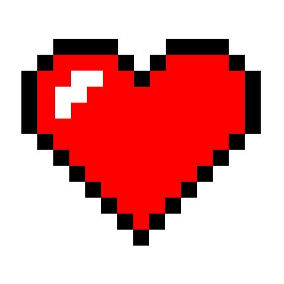 29 top idées de pixel art amour 19