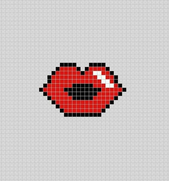 29 top idées de pixel art amour 21