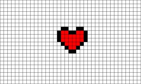 29 top idées de pixel art amour 12