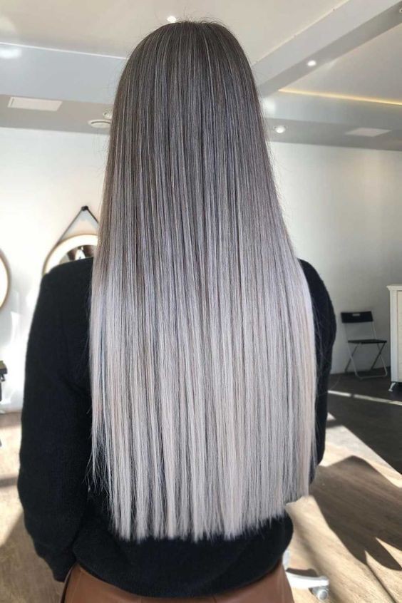 23 Balayages sur cheveux blancs qui rendent une femme irrésistible 15 23 Balayages sur cheveux blancs qui rendent une femme irrésistible 15