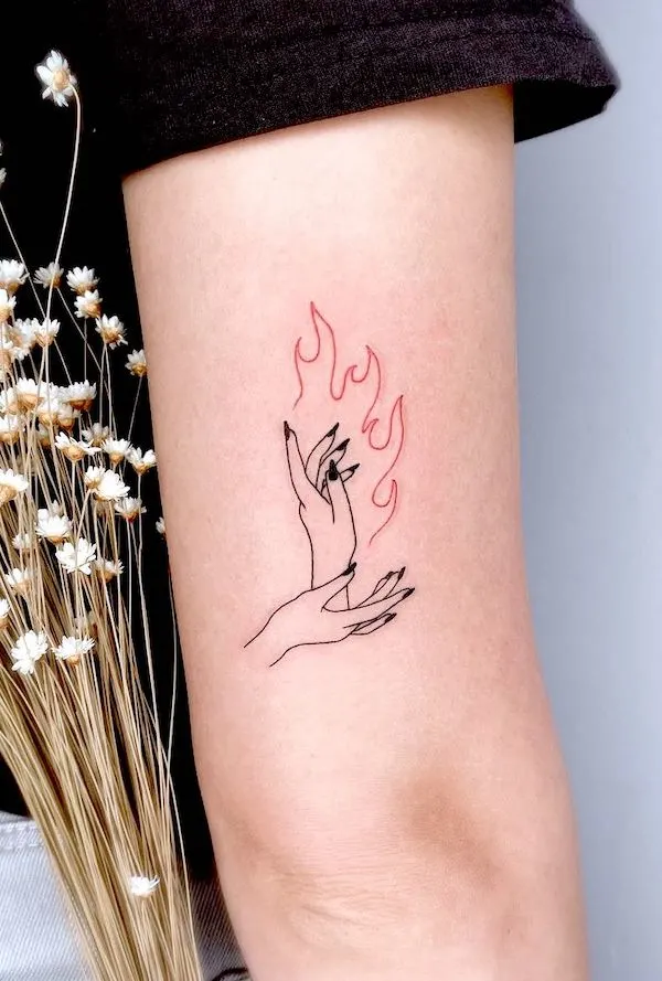 Light it up by @ladnie.ink- Stunning Badass Tattoos For Women