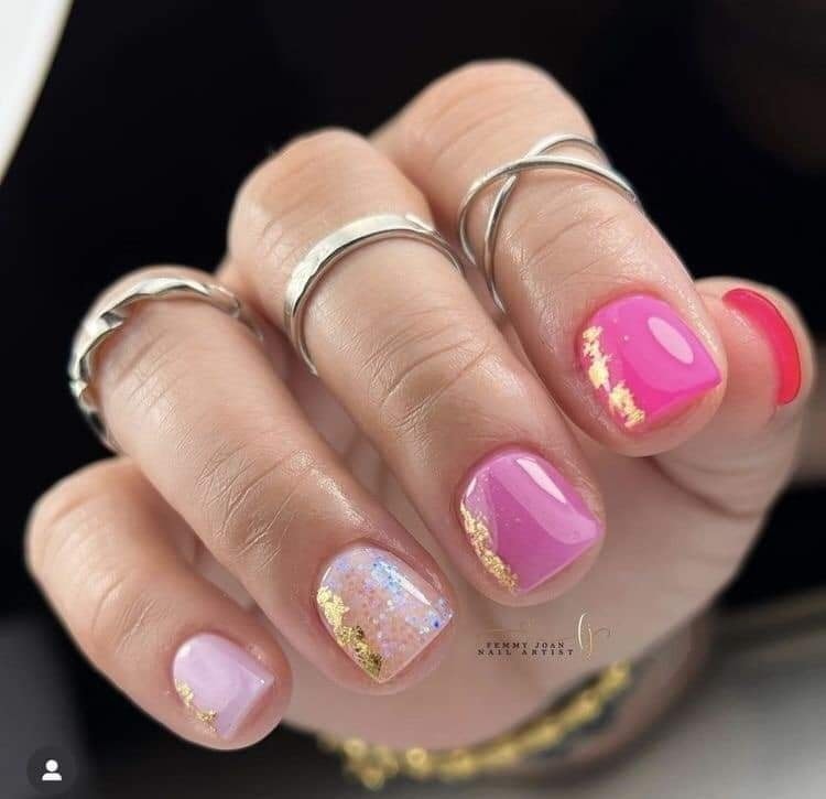 25 Magnifiques modèles sur de petits ongles 25