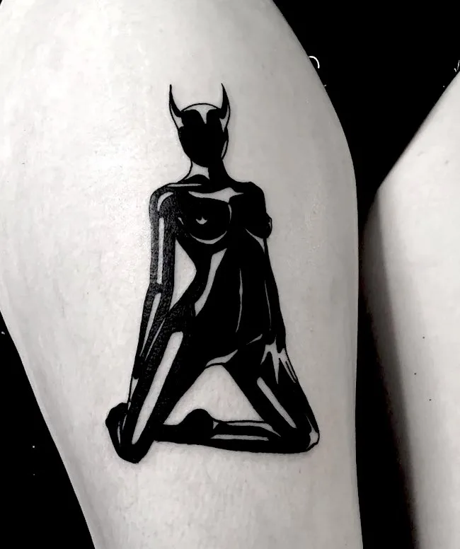 Shepanther_badass tattoo by @johnnygloom