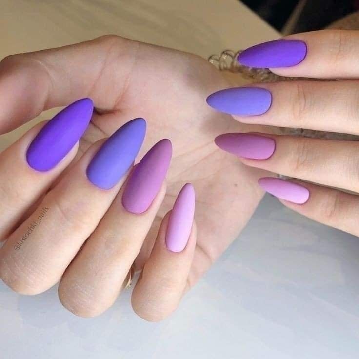 28 Nails art pour des Ongles dans les tons Violet 17