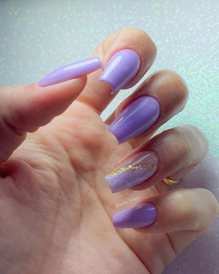 28 Nails art pour des Ongles dans les tons Violet 23