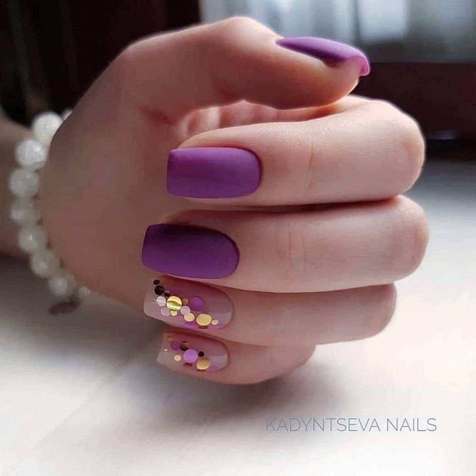 28 Nails art pour des Ongles dans les tons Violet 27