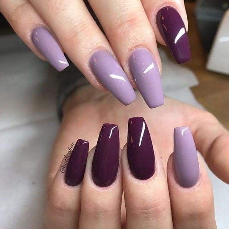 28 Nails art pour des Ongles dans les tons Violet 15