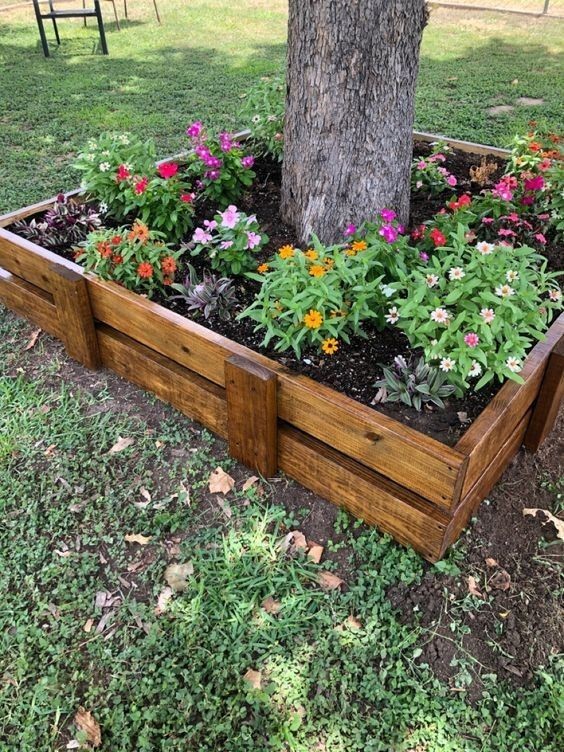 29 Jardinières en bois faciles à faire avec des palettes récupérées 19