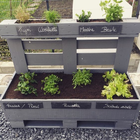 29 Jardinières en bois faciles à faire avec des palettes récupérées 9 29 Jardinières en bois faciles à faire avec des palettes récupérées 9