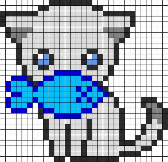 30 pixel art chat faciles pour débutants 11
