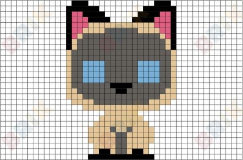 30 pixel art chat faciles pour débutants 16