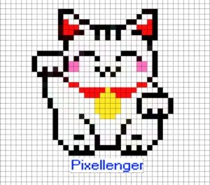 30 pixel art chat faciles pour débutants 22