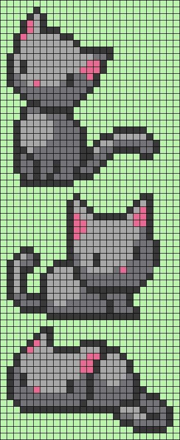 30 pixel art chat faciles pour débutants 30