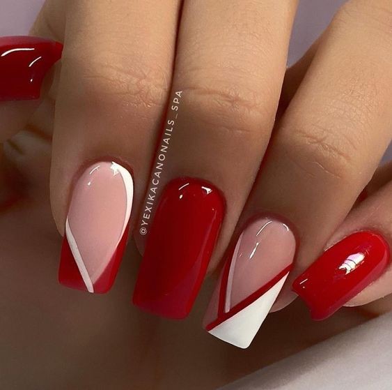 33 top idées de vernis à ongles rouges 20