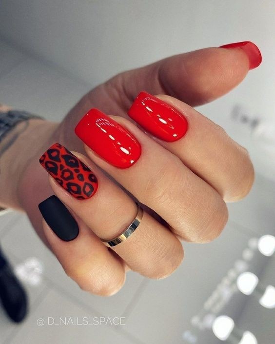 33 top idées de vernis à ongles rouges 23