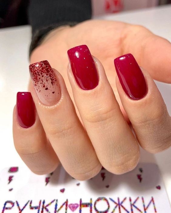 33 top idées de vernis à ongles rouges 17