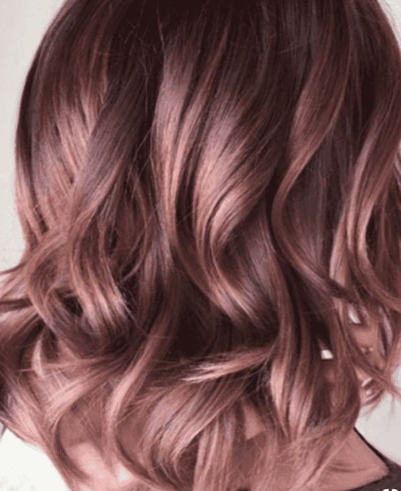 34 top idées de colorations cheveux rose gold 29