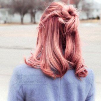 34 top idées de colorations cheveux rose gold 7