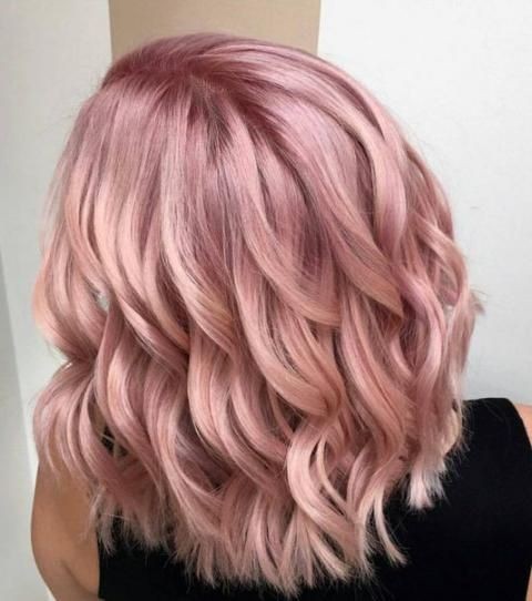 34 top idées de colorations cheveux rose gold 10