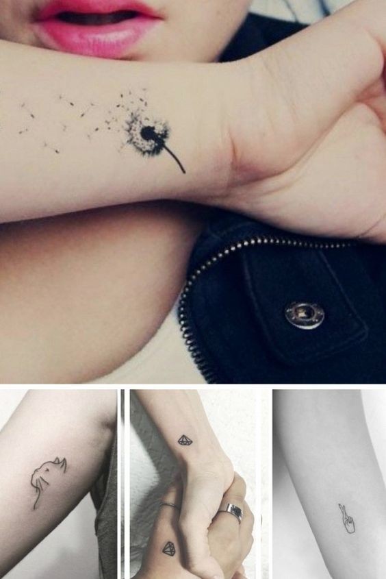 54 top idées de tatouages minimalistes pour femme 9