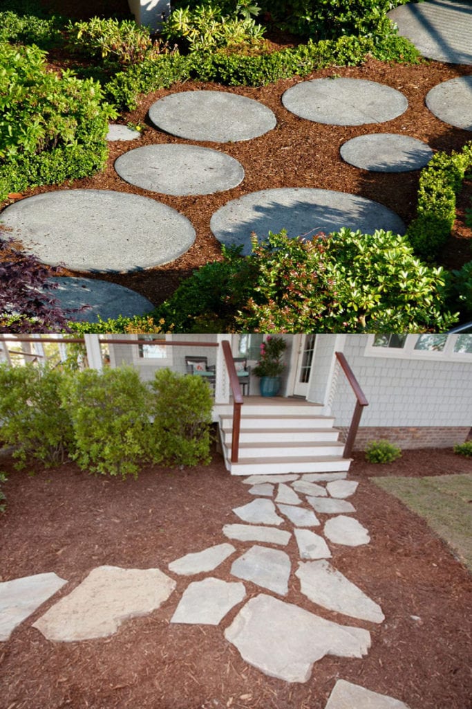 Stepping Stones as Garden Paths 