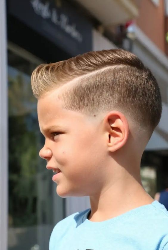 77 modèles de coupes de cheveux pour petit garçon 48