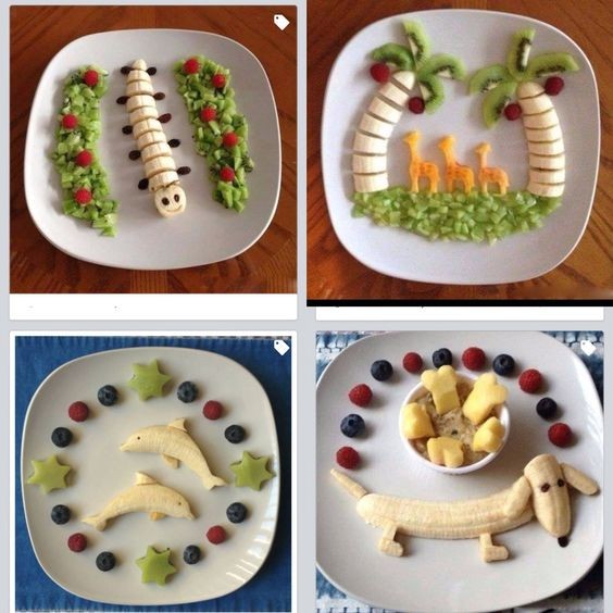 80 idées d'assiettes pour donner envie aux enfants de manger des fruits & légumes 3