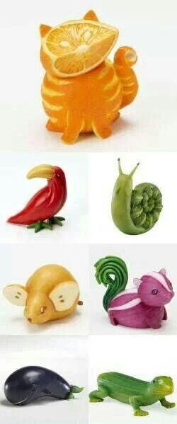 80 idées d'assiettes pour donner envie aux enfants de manger des fruits & légumes 18