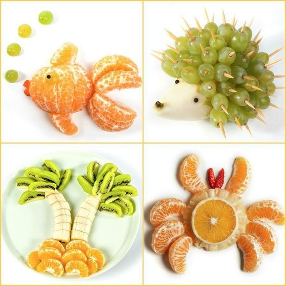 80 idées d'assiettes pour donner envie aux enfants de manger des fruits & légumes 4