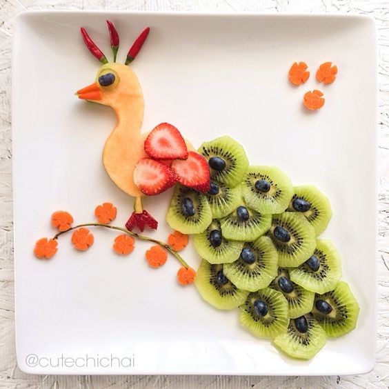 80 idées d'assiettes pour donner envie aux enfants de manger des fruits & légumes 39