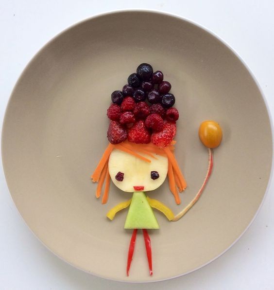 80 idées d'assiettes pour donner envie aux enfants de manger des fruits & légumes 47