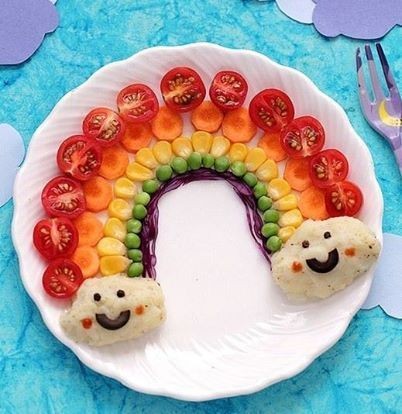 80 idées d'assiettes pour donner envie aux enfants de manger des fruits & légumes 56