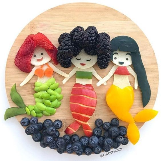 80 idées d'assiettes pour donner envie aux enfants de manger des fruits & légumes 68