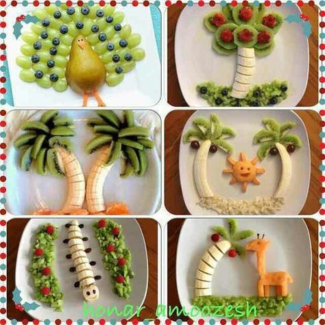 80 idées d'assiettes pour donner envie aux enfants de manger des fruits & légumes 2