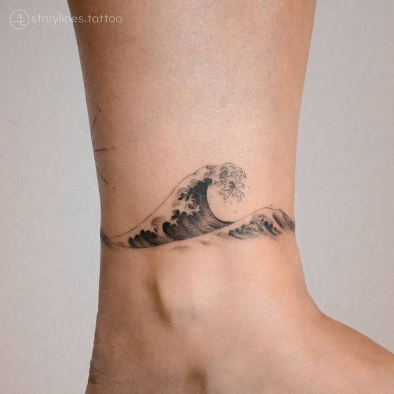29 Superbes idées de tatouages vague 2