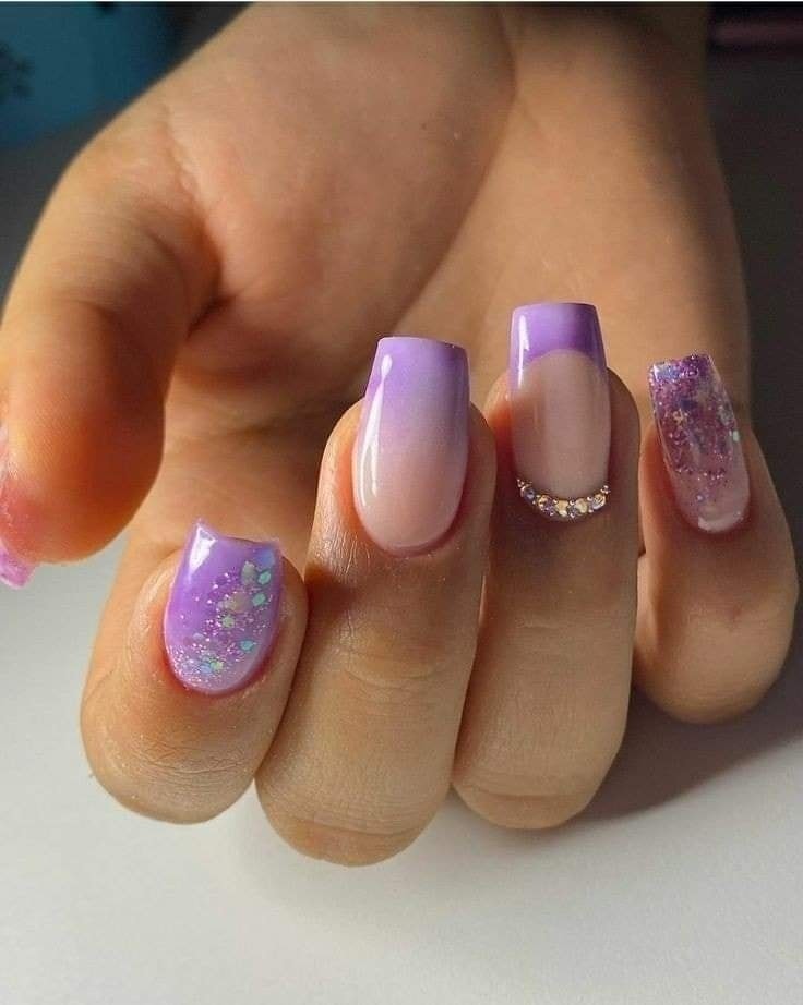 28 Nails art pour des Ongles dans les tons Violet 5