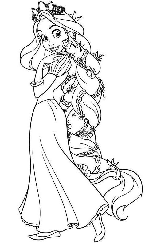 Coloriage princesse : 25 Dessins de Princesses Faciles à Colorier 11 Coloriage princesse : 25 Dessins de Princesses Faciles à Colorier 11